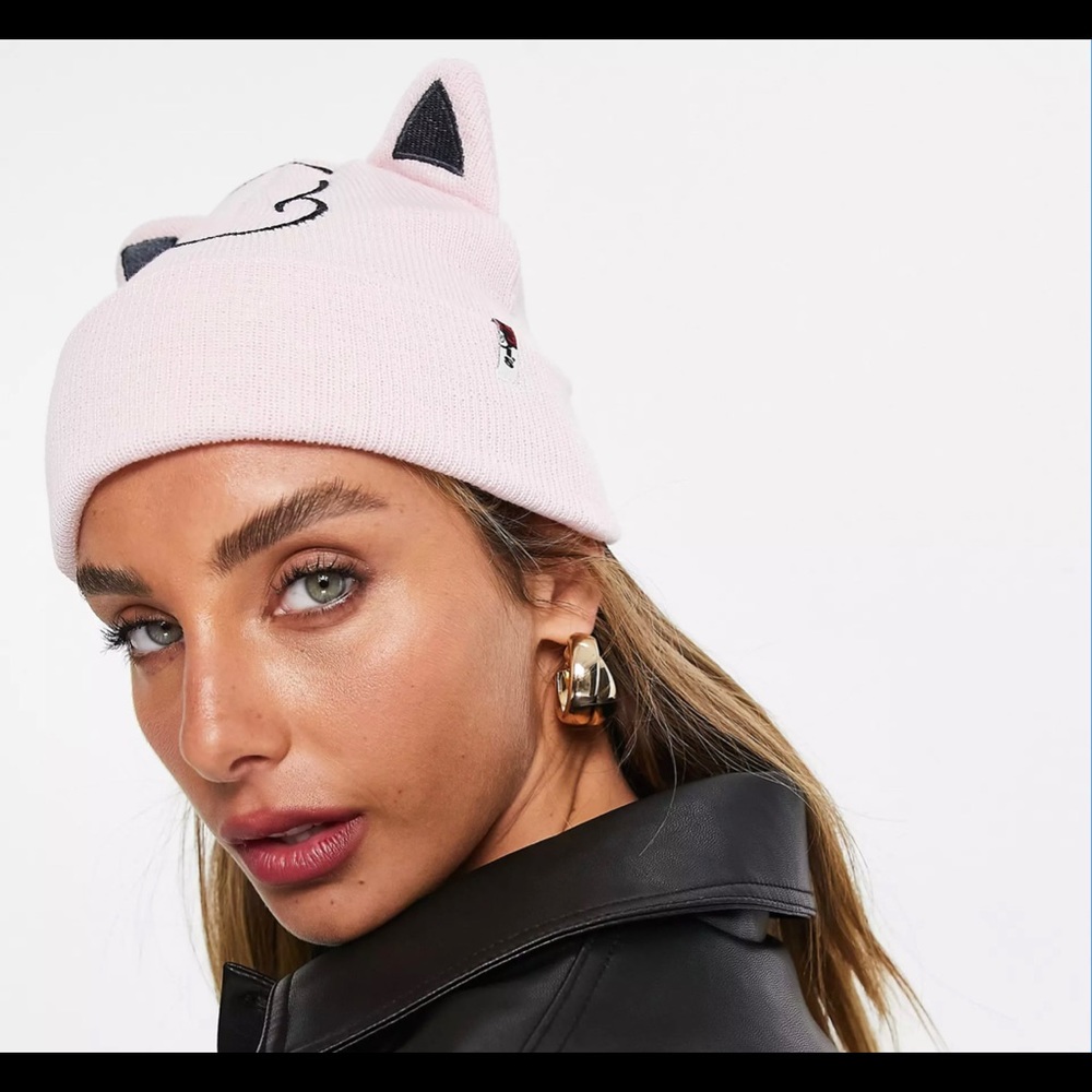 Levis Pokemon JIGGLYFUFF EARS BEANIE BRAND NEW IN PINK